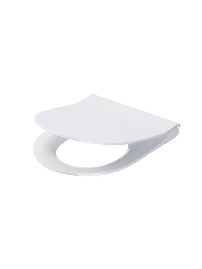 WC dangtis Cersanit, City Oval Slim, lėtai nusileidžiantis WC dangtis Cersanit, City Oval Slim, lėtai nusileidžiantis