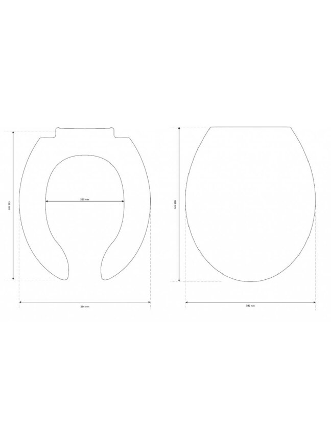 WC dangtis Cersanit Etiuda, baltas 1