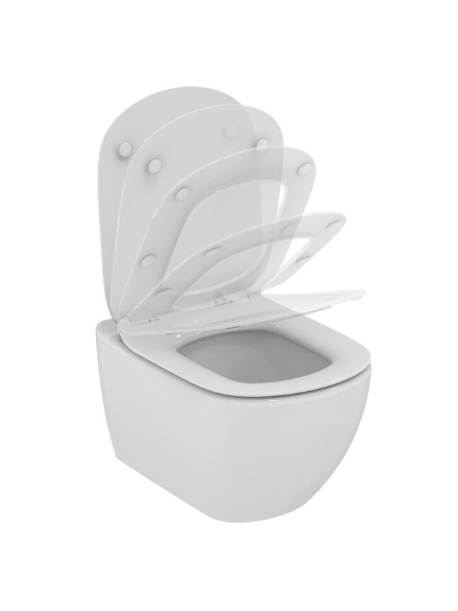 WC pakabinamas Ideal Standard Tesi, Aquablade, su paslėptais tvirtinimais WC pakabinamas Ideal Standard Tesi, Aquablade, su paslėptais tvirtinimais