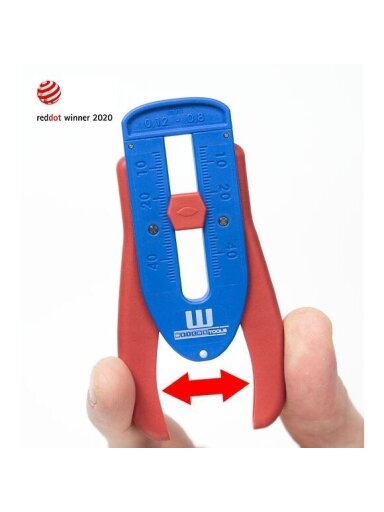 Weicon Vielos izoliacijos  nuėmiklis. Ø0.12-0.8mm² / Precision Wire Stripper S