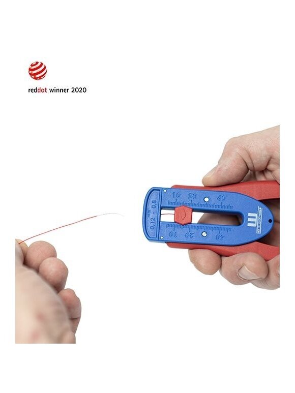 Weicon Vielos izoliacijos nuėmiklis. Ø0.12-0.8mm² / Precision Wire Stripper S 2 Weicon Vielos izoliacijos nuėmiklis. Ø0.12-0.8mm² / Precision Wire Stripper S 2