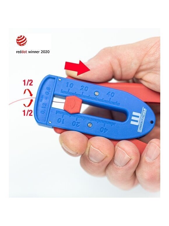 Weicon Vielos izoliacijos nuėmiklis. Ø0.12-0.8mm² / Precision Wire Stripper S 3 Weicon Vielos izoliacijos nuėmiklis. Ø0.12-0.8mm² / Precision Wire Stripper S 3