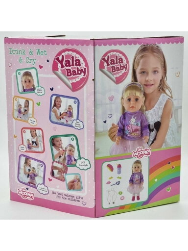 WOOPIE ROYAL interaktyvi lėlė Zosia kepurėje 43 cm + priedai.