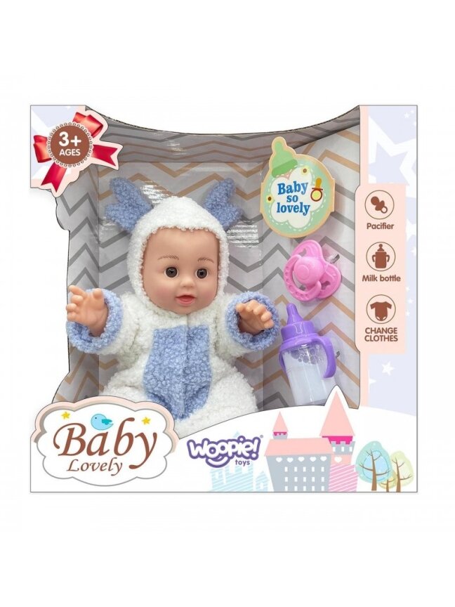 WOOPIE ROYAL Lalka Bobas w Ubranku Reniferek + Akcesoria 28cm 2 WOOPIE ROYAL Lalka Bobas w Ubranku Reniferek + Akcesoria 28cm 2