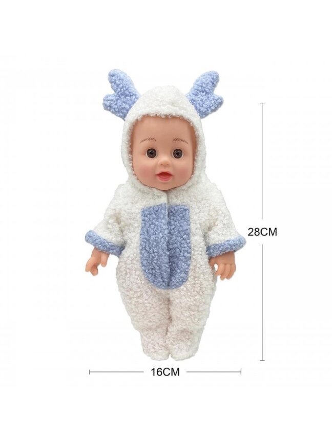 WOOPIE ROYAL Lalka Bobas w Ubranku Reniferek + Akcesoria 28cm 3 WOOPIE ROYAL Lalka Bobas w Ubranku Reniferek + Akcesoria 28cm 3