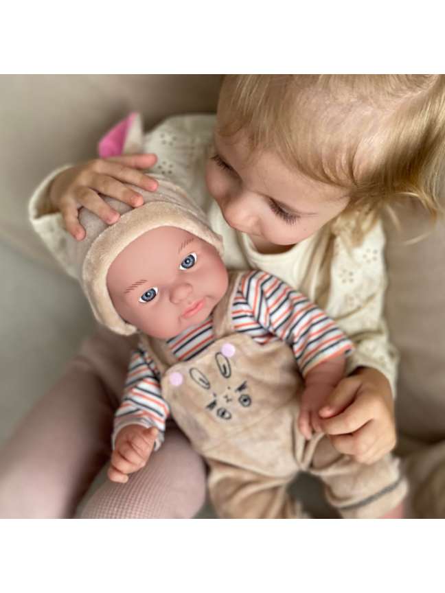 WOOPIE ROYAL Lėlė Doll in Bunny Clothes 46 cm 3