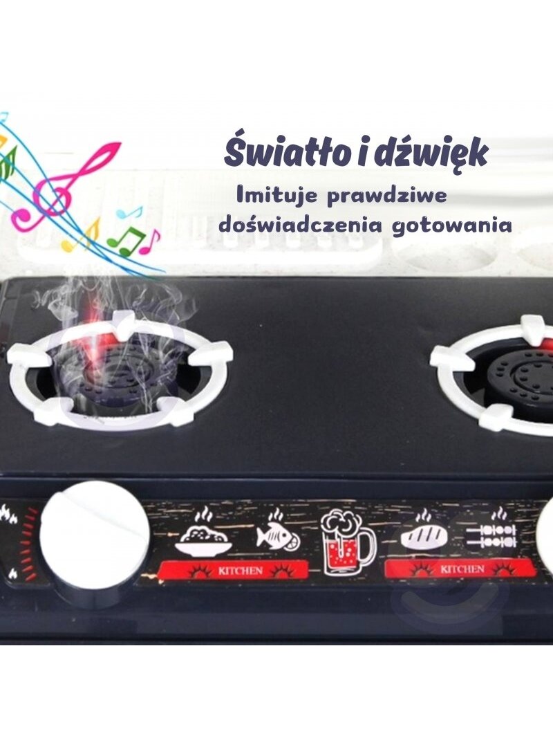 WOOPIE interaktyvi virtuvė - raudona XL 3 WOOPIE interaktyvi virtuvė - raudona XL 3