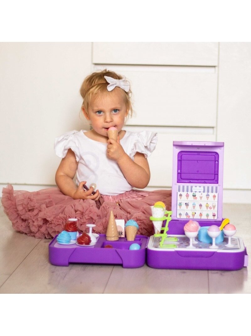 WOOPIE lagaminas su ledais 3in1 virtuvės parduotuvė Nešiojama ledainė 62 vnt. 2 WOOPIE lagaminas su ledais 3in1 virtuvės parduotuvė Nešiojama ledainė 62 vnt. 2