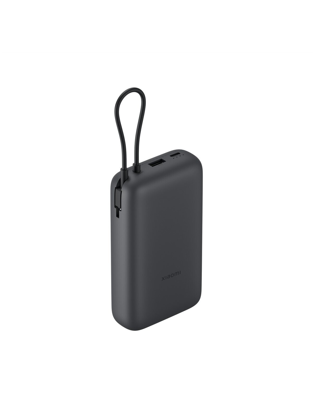 Xiaomi Power Bank 20000mAh (Integrated Cable), Dark Gray