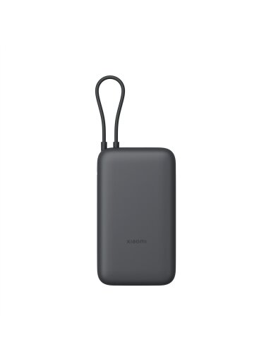 Xiaomi Power Bank 20000mAh (Integrated Cable), Dark Gray