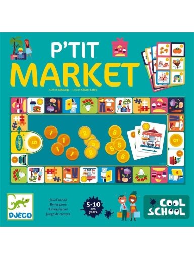 Žaidimas Djeco Cool school p'tit market DJ08533