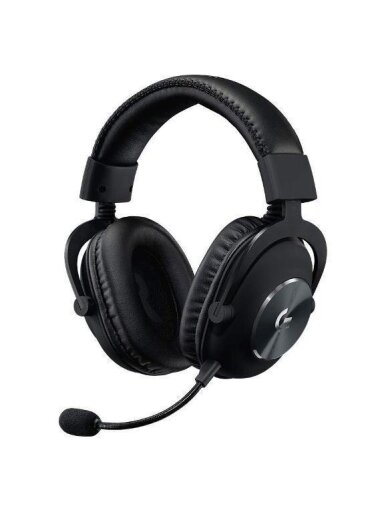 Žaidimų ausinės Logitech Pro X, juodos