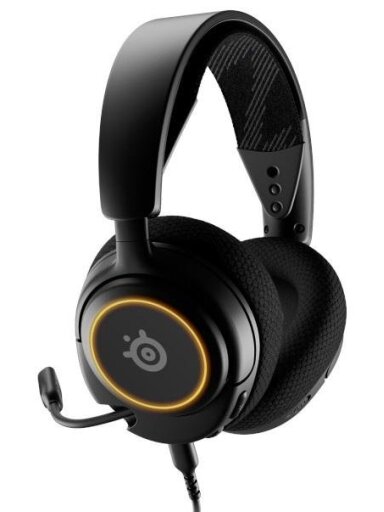 Žaidimų ausinės on-ear Steelseries Arctis Nova, juodos