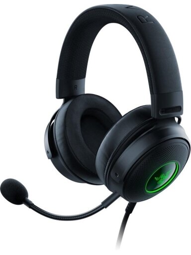 Žaidimų ausinės Razer Kraken V3 HyperSense, juodos