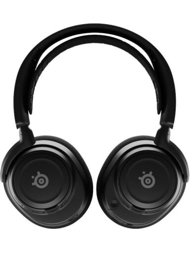 Žaidimų ausinės su lankeliu Steelseries Arctis Nova, juodos