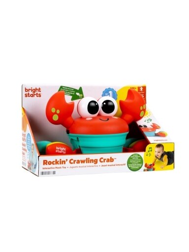 ŽAISLAS INTERAKTYVUS CRAWLING CRAB