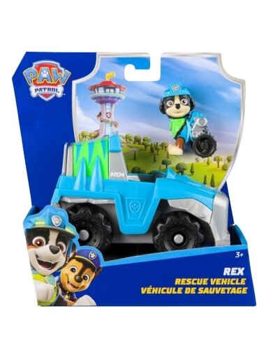 ŽAISLAS TRANSPORTO PRIEMONĖ PAW PATROL RESCUE REX