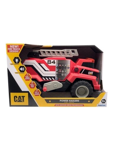 Žaislinė gaisrinė mašina Cat Power Haulers, raudona
