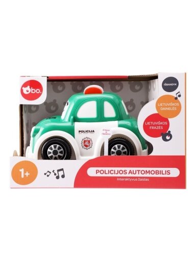 Žaislinė mašina Interactive Police Car 8018LT