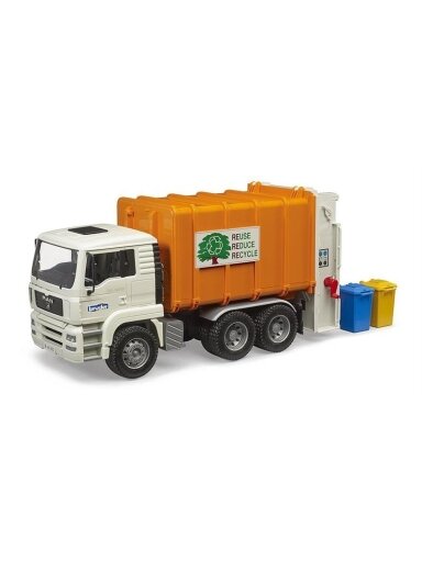 Žaislinė šiukšliavežė Bruder GARBAGE TRUCK 4080202-2696