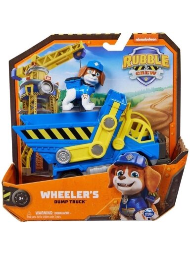 Žaislinė šiukšliavežė Paw Patrol Rubble & Crew 6066528