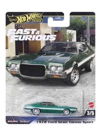Žaislinis automobilis Hot Wheels PREMIUM FAST FURIOUS HNW46