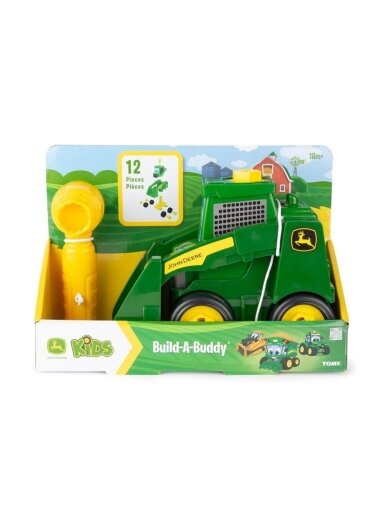Žaislinis automobilis John Deere Kids Build A Buddy, žalia