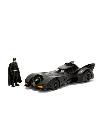 Žaislinis automobilis Metals Die Cast Batmobile and Batman
