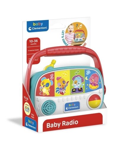 Žaislinis kūdikių radijas Baby Clementoni 17459