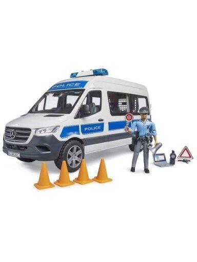 ŽAISLINIS POLICIJOS AUTOMOBILIS SU POLICININKU
