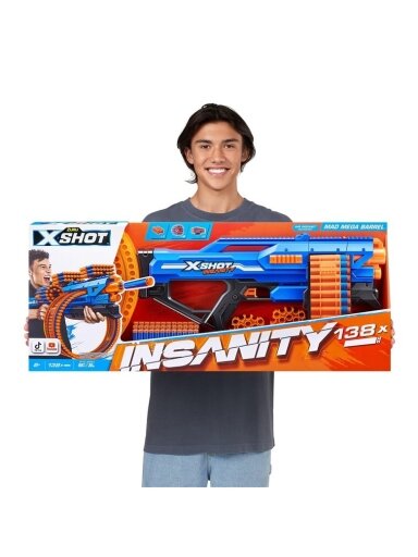 Žaislinis šautuvas su kulkomis XSHOT Blaster 36609