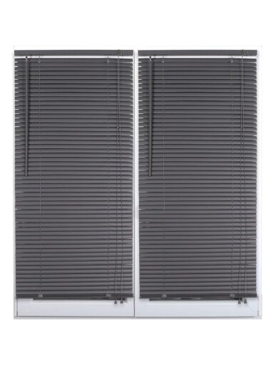 Žaliuzės Luance VENITIAN, tamsiai pilka, 1200 mm x 1800 mm