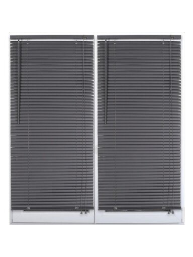 Žaliuzės Luance VENITIAN, tamsiai pilka, 900 mm x 1800 mm