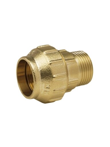 Žalvarinė jungtis, Arco 45032, 1" x 32 mm, išor. sriegis Žalvarinė jungtis, Arco 45032, 1" x 32 mm, išor. sriegis