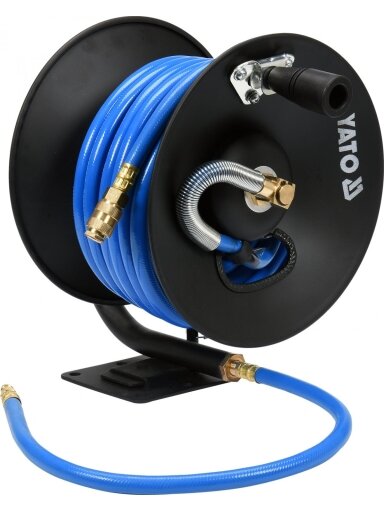 Žarna pneumatinė ritėje 15m+60cm 2.0MPa Yato