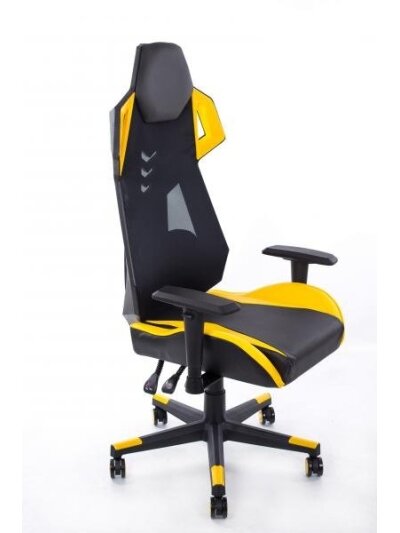 Žaidimų Kėdė PARTNER FURNITURE Geltonai Juoda BM1001 Žaidimų Kėdė PARTNER FURNITURE Geltonai Juoda BM1001
