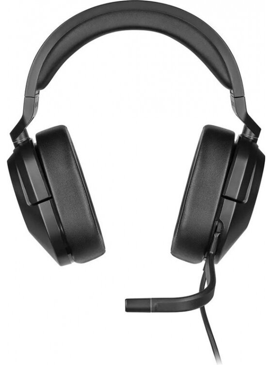 Žaidimų ausinės su lankeliu Corsair HS55, juodos 1 Žaidimų ausinės su lankeliu Corsair HS55, juodos 1