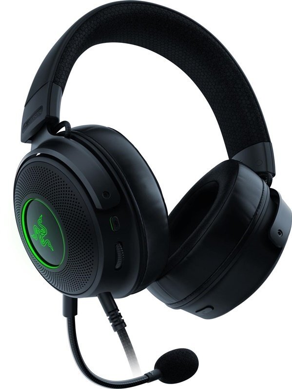 Žaidimų ausinės Razer Kraken V3 HyperSense, juodos 2
