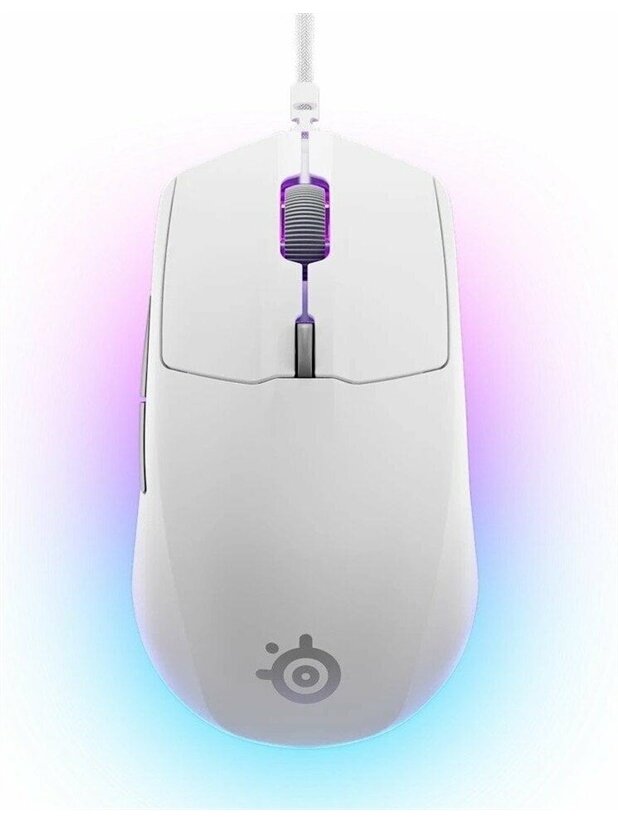 Žaidimų pelė Steelseries Rival 3 Gen 2, balta Žaidimų pelė Steelseries Rival 3 Gen 2, balta