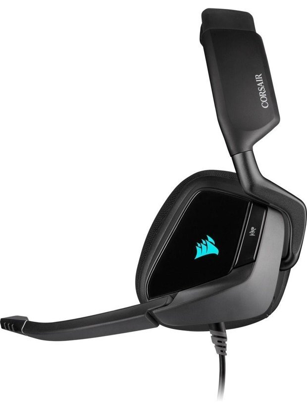 Žaidimų ausinės Corsair VOID Elite RGB, juodos 1 Žaidimų ausinės Corsair VOID Elite RGB, juodos 1