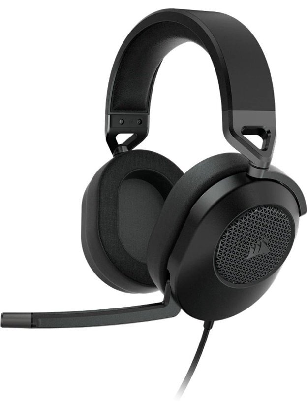 Žaidimų ausinės Corsair HS65 SURROUND juodos 1 Žaidimų ausinės Corsair HS65 SURROUND juodos 1