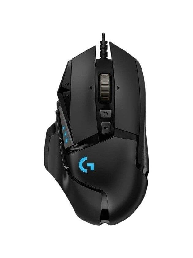 Žaidimų pelė LOGITECH G502 HERO, juoda Žaidimų pelė LOGITECH G502 HERO, juoda