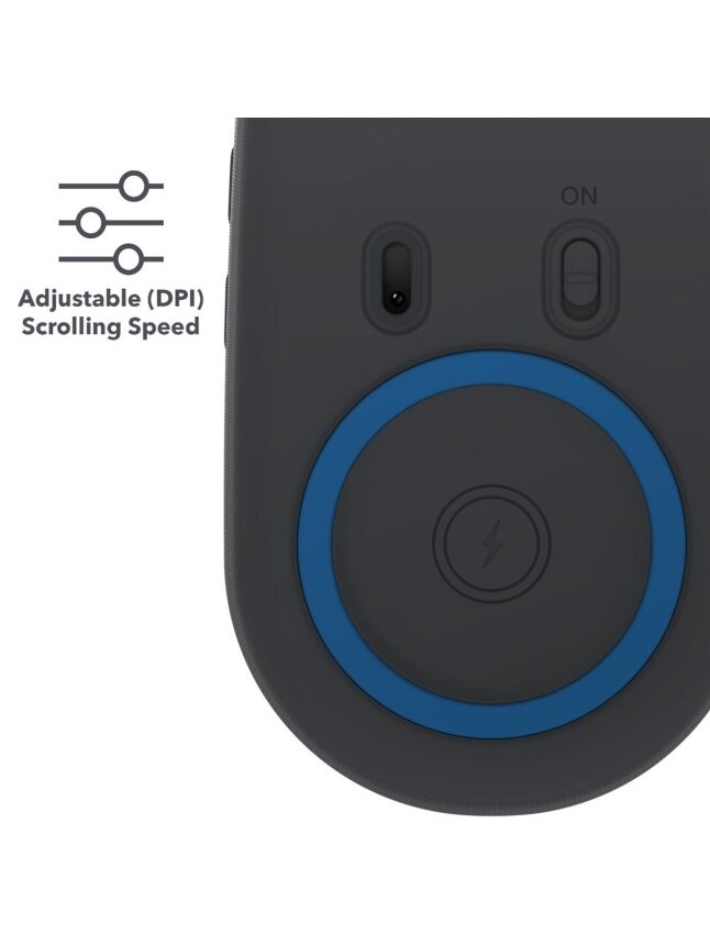 ZAGG-Promouse- Wireless Mouse & Wireless Charge Pad-Charcoal 2