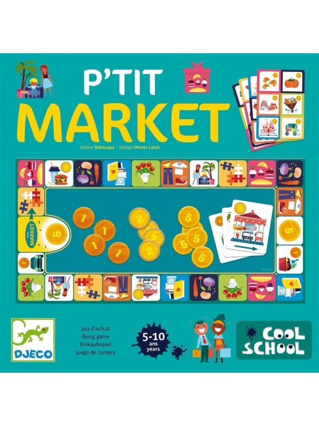 Žaidimas Djeco Cool school p'tit market DJ08533 1