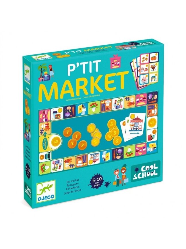 Žaidimas Djeco Cool school p'tit market DJ08533 Žaidimas Djeco Cool school p'tit market DJ08533