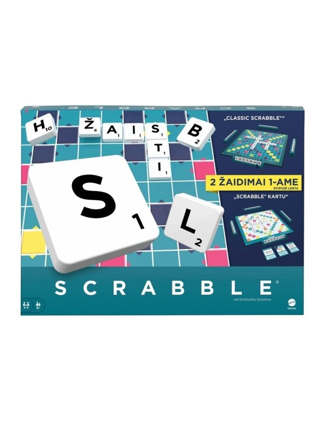 ŽAIDIMAS STALO SCRABBLE 2-1ME HXW10 ŽAIDIMAS STALO SCRABBLE 2-1ME HXW10