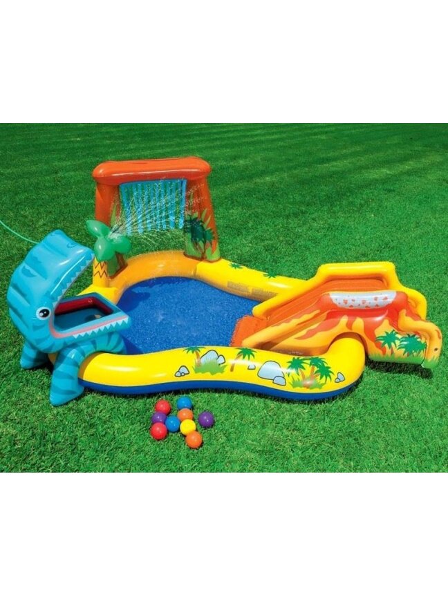 Žaidimų aikštelė Intex Dinosaur, 249 x 191 cm 1 Žaidimų aikštelė Intex Dinosaur, 249 x 191 cm 1