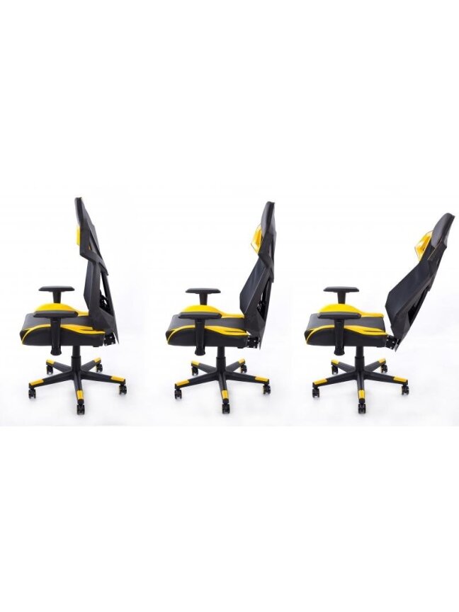 Žaidimų Kėdė PARTNER FURNITURE Geltonai Juoda BM1001 1