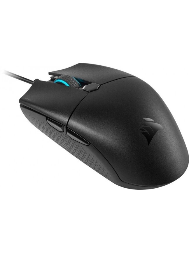 Žaidimų pelė Corsair Katar Pro, juoda 1 Žaidimų pelė Corsair Katar Pro, juoda 1