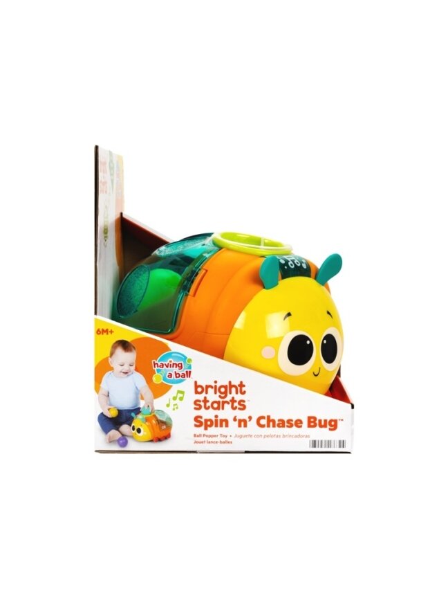 ŽAISLAS INTERAKTYVUS SPIN N CHASE BUG BALL POPPER 2 ŽAISLAS INTERAKTYVUS SPIN N CHASE BUG BALL POPPER 2